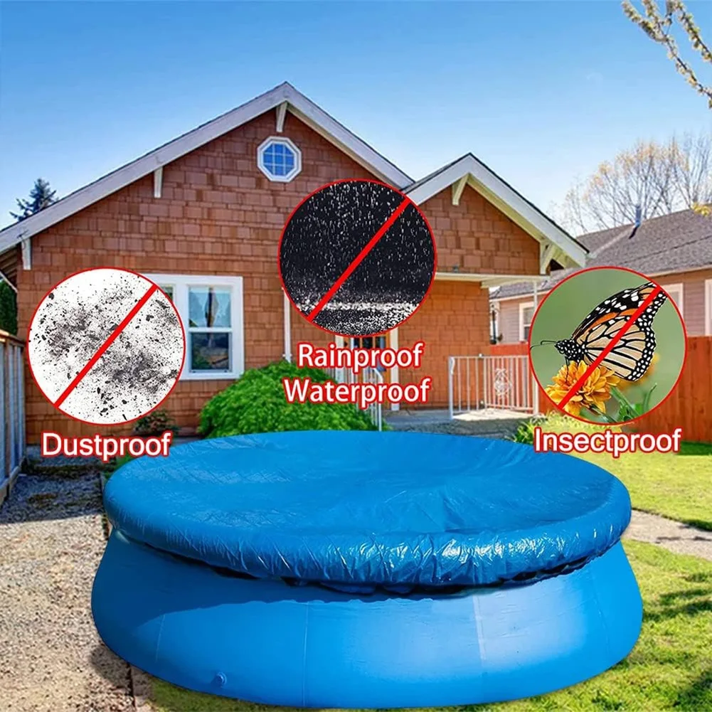 6/8/10/12FT Round Swimming Pool Protective Cover For Round Inflatable Family Pool Outdoor Dust Cover Pe Insulation Film
6/8/10/12FT Round Swimming Pool Protective Cover For Round Inflatable Family Pool Outdoor Dust Cover Pe Insulation Film