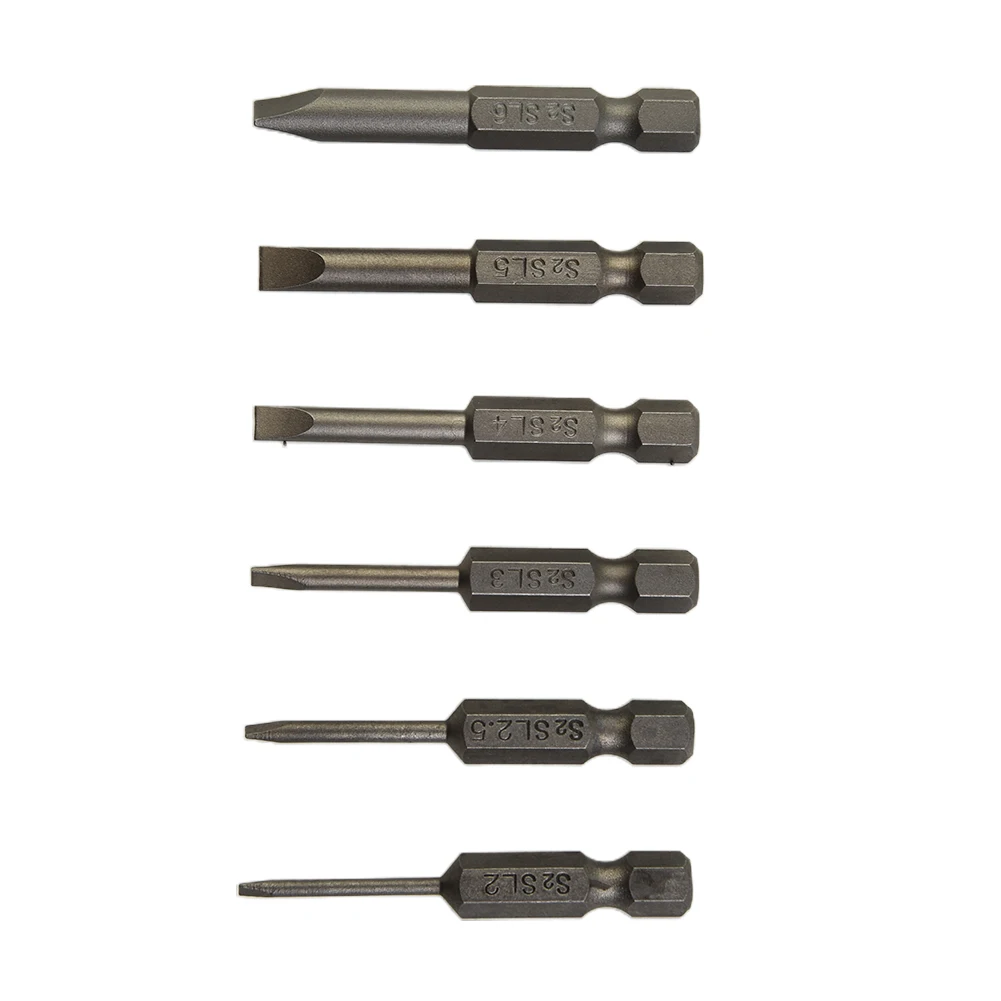 Practical Durable High Quality Slotted Tip Screwdriver Bit Screwdrivers Bits Silver Slotted Tip 1/4in Hex Shank
Practical Durable High Quality Slotted Tip Screwdriver Bit Screwdrivers Bits Silver Slotted Tip 1/4in Hex Shank