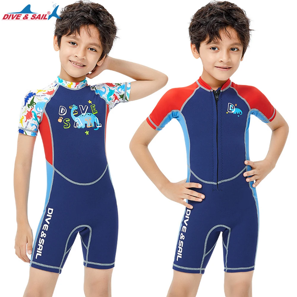 New Children's Diving Suit 2MM Neoprene One Piece Short Sleeve Sunscreen Swimwear Beach Children's Swimming and Surfing Suit
New Children's Diving Suit 2MM Neoprene One Piece Short Sleeve Sunscreen Swimwear Beach Children's Swimming and Surfing Suit