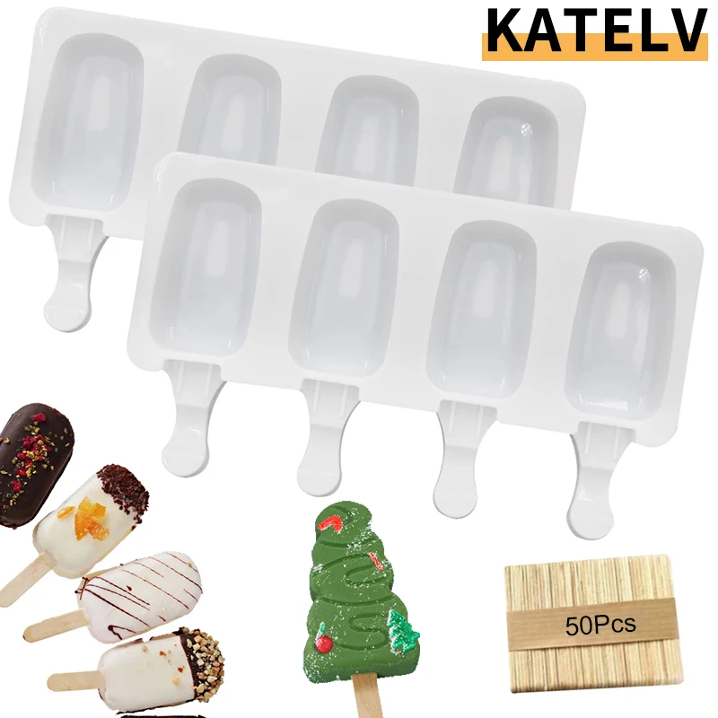 Healthy Food Grade Silicone Ice Cream Mold Easy Popsicle Mold Reusable Ice Cream Bar Pop Molds For DIY Making Summer Favorites
Healthy Food Grade Silicone Ice Cream Mold Easy Popsicle Mold Reusable Ice Cream Bar Pop Molds For DIY Making Summer Favorites