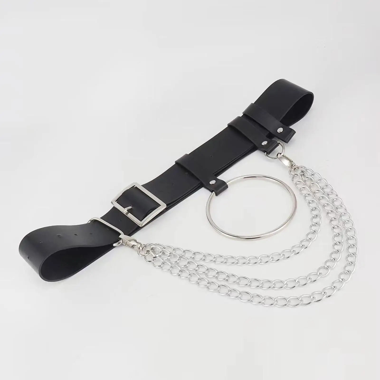 Punk Belt Goth Belt Body Jewelry PU Leather Decorative for Women Men Fashion Vintage Style Chain for Dress Skirt Rave
Punk Belt Goth Belt Body Jewelry PU Leather Decorative for Women Men Fashion Vintage Style Chain for Dress Skirt Rave