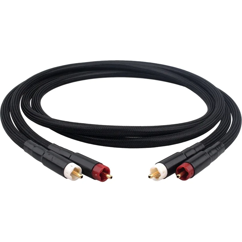 Pure Silver RCA Signal Cable Gold Plated RCA Plug HiFi Audio RCA Interconnect Signal Line Amplifier Decoder Cables
Pure Silver RCA Signal Cable Gold Plated RCA Plug HiFi Audio RCA Interconnect Signal Line Amplifier Decoder Cables