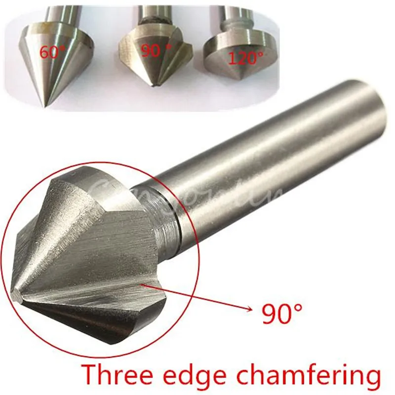 6pcs Drill Bit Set 3 Flute 90 Degree Round shankHSS Chamfer Chamfering Cutter End Mill Tool 6.3-20.5MM Countersink
6pcs Drill Bit Set 3 Flute 90 Degree Round shankHSS Chamfer Chamfering Cutter End Mill Tool 6.3-20.5MM Countersink
