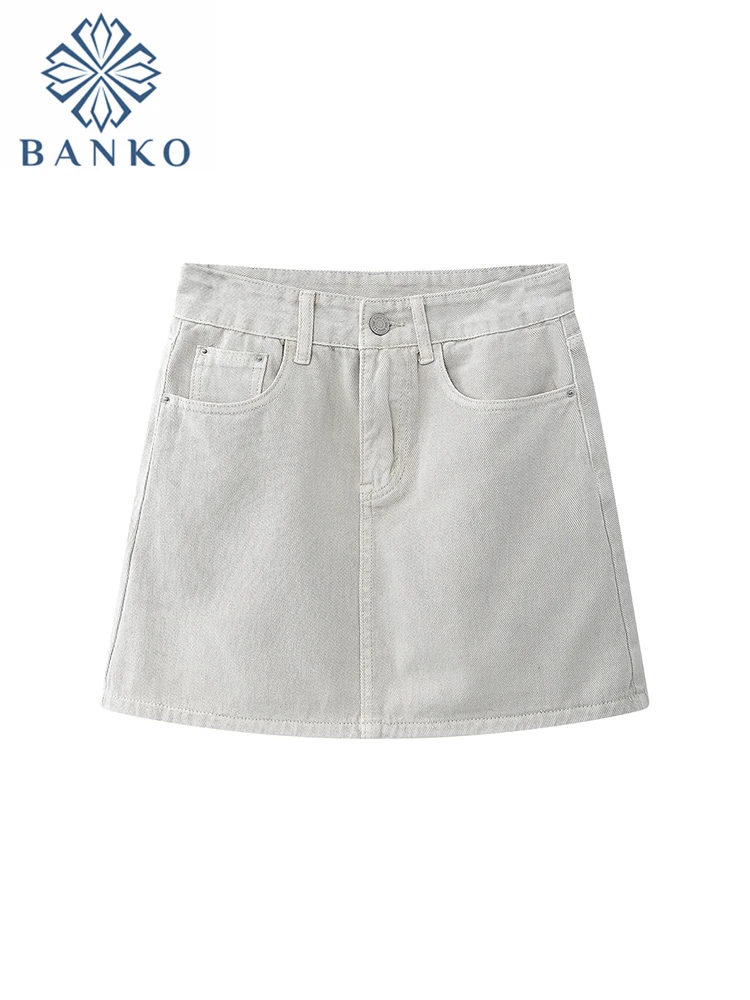 2023 Sexy Women Denim Mini Skirt Fashion Summer High Waist Korean Package Wrap Hip Simple Slim Short A-line Skirt White Harajuku
2023 Sexy Women Denim Mini Skirt Fashion Summer High Waist Korean Package Wrap Hip Simple Slim Short A-line Skirt White Harajuku