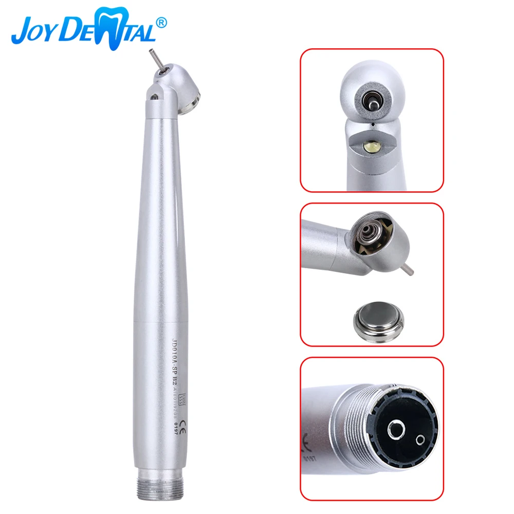 Dental 45 Degree LED High Speed Handpiece E-generator Integrated Self-illuminated Standard Head Push Button Single Water Spray
Dental 45 Degree LED High Speed Handpiece E-generator Integrated Self-illuminated Standard Head Push Button Single Water Spray