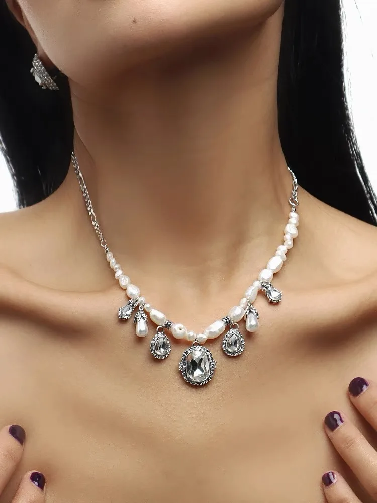 Necklace Bracelet High Sense Fashion Personality Temperament Drop Pendant Collarbone Chain Choker Collares Para Mujer Collar
Necklace Bracelet High Sense Fashion Personality Temperament Drop Pendant Collarbone Chain Choker Collares Para Mujer Collar