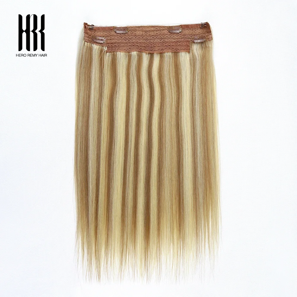 Halo Hair Extensions Hidden Wire Clip In Hair Invisible Fish Line Elastic Thread Human Hair Extensions Highlights 16-22 Inch 4 Sabbdd03f06cd43d48f55a1ae3508a805r