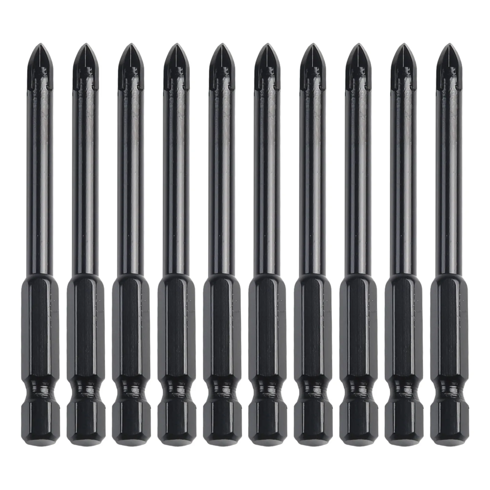 10 Pcs Drill Bits 6mm Tile Porcelain Drill Bit Marble Ceramic Glass Brick Shank Hex Spear Head Anti-rust Professional Hand Tools
10 Pcs Drill Bits 6mm Tile Porcelain Drill Bit Marble Ceramic Glass Brick Shank Hex Spear Head Anti-rust Professional Hand Tools