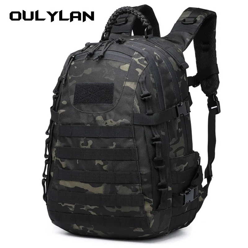 

Oulylan 35L Camping Backpack Waterproof Trekking Fishing Hunting Bag Military Tactical Army Molle Climbing Rucksack Outdoor Bags