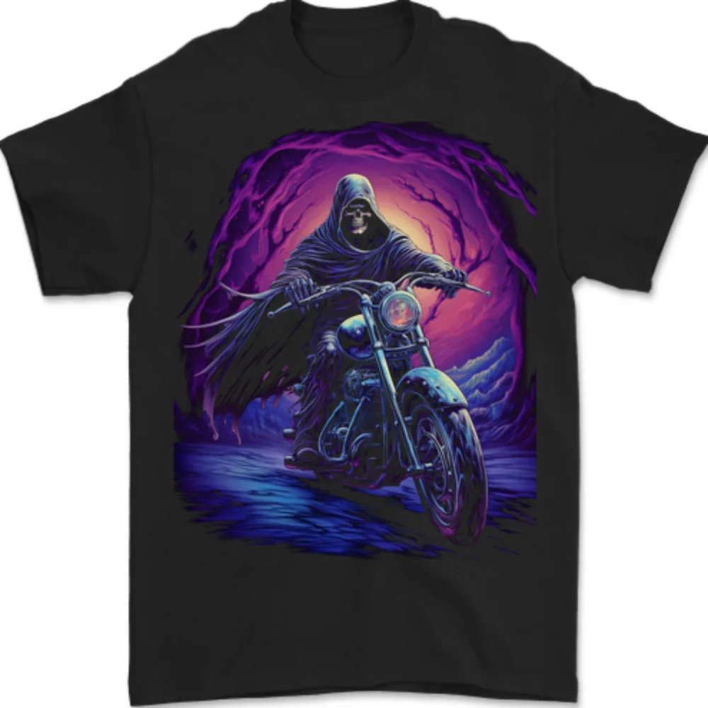 Skull Biker Motorcycle Motorbike Grim Reaper 13 Mens T-Shirt 100% Cotton Short sleeve T-shirt for summer couples
Skull Biker Motorcycle Motorbike Grim Reaper 13 Mens T-Shirt 100% Cotton Short sleeve T-shirt for summer couples
