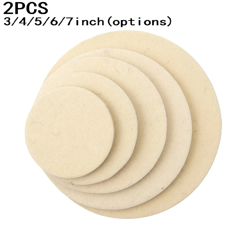 2 PCS Wool Felt Polishing Pads For Glass Stainless Steel Polish Scratche Repair 75mm 100mm 125mm 150mm 175mm Wheel Abrasive Tool
2 PCS Wool Felt Polishing Pads For Glass Stainless Steel Polish Scratche Repair 75mm 100mm 125mm 150mm 175mm Wheel Abrasive Tool