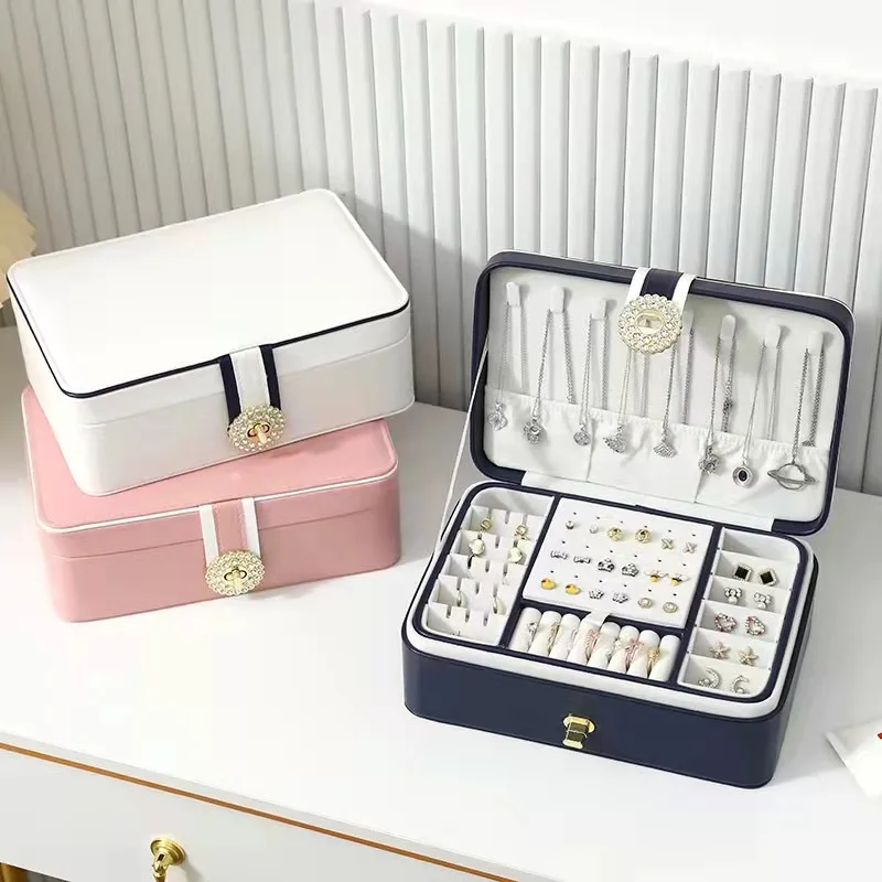Display Organizer Case Jewelry Box Multiple Compartments Detachable Divider Fashion Women Ring Necklace Household Supplies
Display Organizer Case Jewelry Box Multiple Compartments Detachable Divider Fashion Women Ring Necklace Household Supplies
