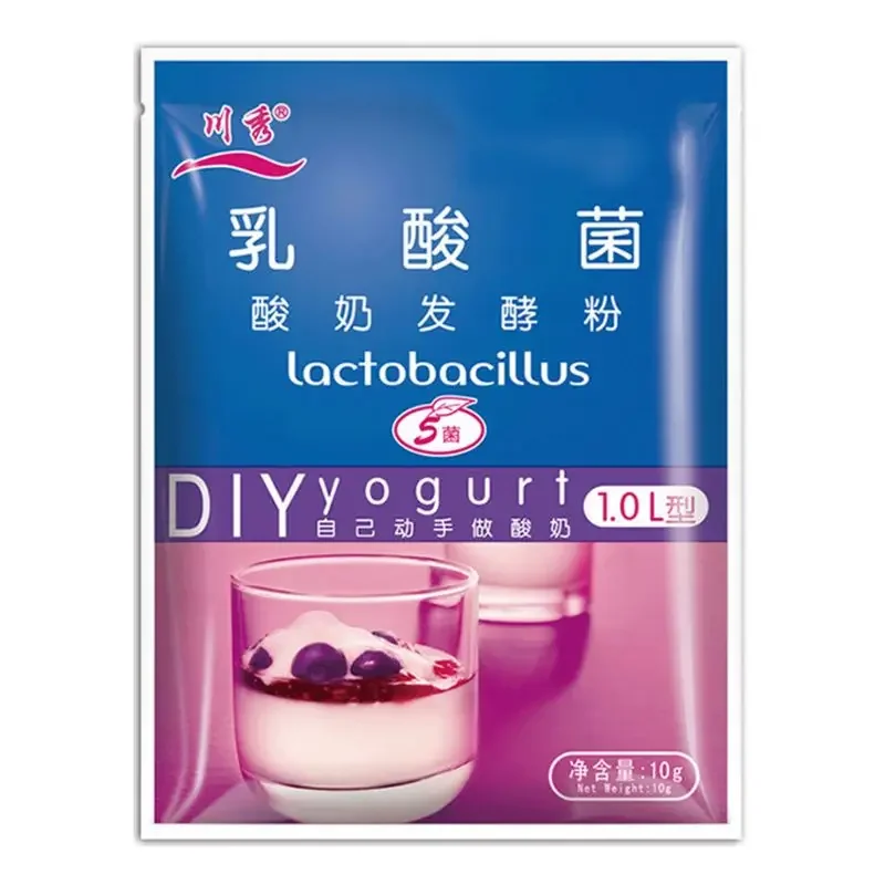 Оптовая продажа, стартер Натурального йогурта Lactobacillus, 5 пробиотиков, 1 г-1 л, 1 г * 10 упак., приготовление десерта дома
Оптовая продажа, стартер Натурального йогурта Lactobacillus, 5 пробиотиков, 1 г-1 л, 1 г * 10 упак., приготовление десерта дома