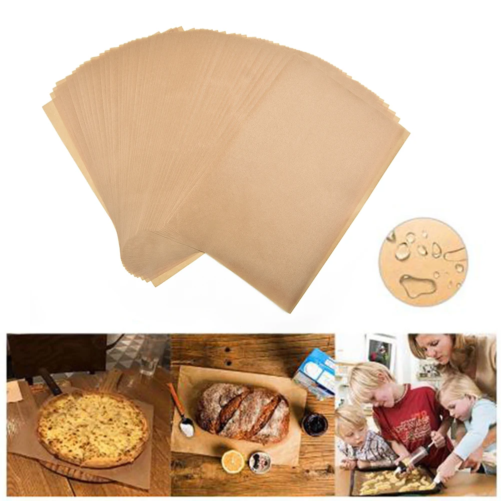 100 PCS Set Parchment Paper Sheets Precut Unbleached Baking Paper Non-Stick Kitchen Tool Dagets High Temperature Resistance
100 PCS Set Parchment Paper Sheets Precut Unbleached Baking Paper Non-Stick Kitchen Tool Dagets High Temperature Resistance