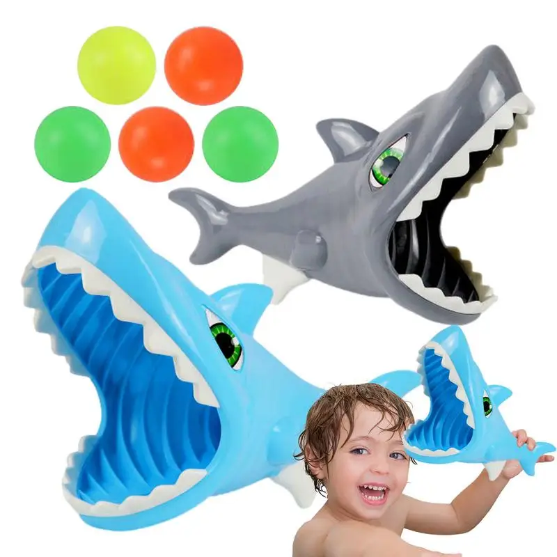 

Ball Thrower Toy For Kids Shark/Octopus Toys Pop And Catch Ball Game With 5 Balls Pop And Catch Ball Game Sports & Outdoor Play