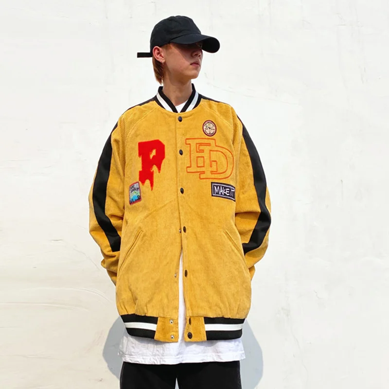 Jackets Women Embroidery Loose Baseball Vintage BF Outerwear Streetwear Korean Students Corduroy Casual Baseball
Jackets Women Embroidery Loose Baseball Vintage BF Outerwear Streetwear Korean Students Corduroy Casual Baseball