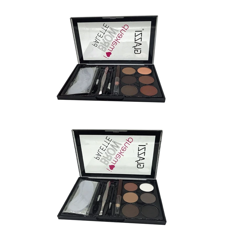 GLAZZI 6 Color Eyebrow Powder Palette Professional Waterproof Makeup Eye Shadow + Brush 2
GLAZZI 6 Color Eyebrow Powder Palette Professional Waterproof Makeup Eye Shadow + Brush 2