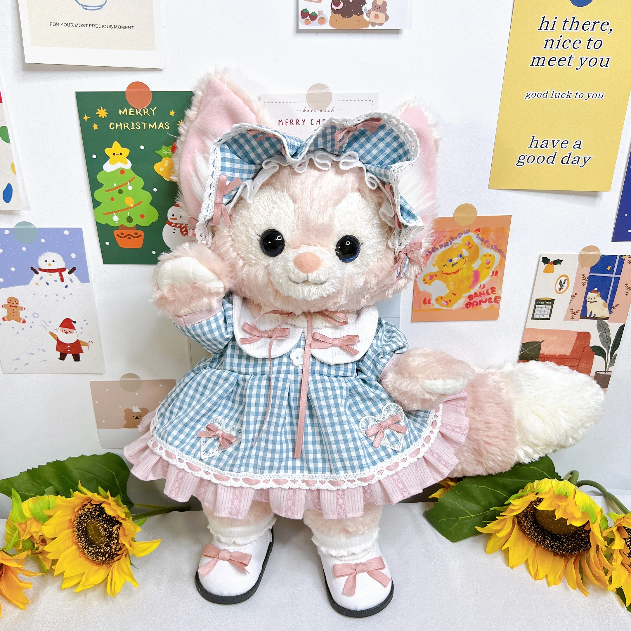 Плюшевая Одежда для кукол Duffy's Friend, 13 дюймов, S LinaBell и StellaLou, симпатичное синее клетчатое платье для любви
Плюшевая Одежда для кукол Duffy's Friend, 13 дюймов, S LinaBell и StellaLou, симпатичное синее клетчатое платье для любви
