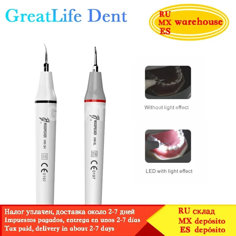 GreatLife Dent UDS-P Dental Ultrasonic Scaler with Led Light Teeth Cleaning Portable Dentist Clinic Scaler
GreatLife Dent UDS-P Dental Ultrasonic Scaler with Led Light Teeth Cleaning Portable Dentist Clinic Scaler
