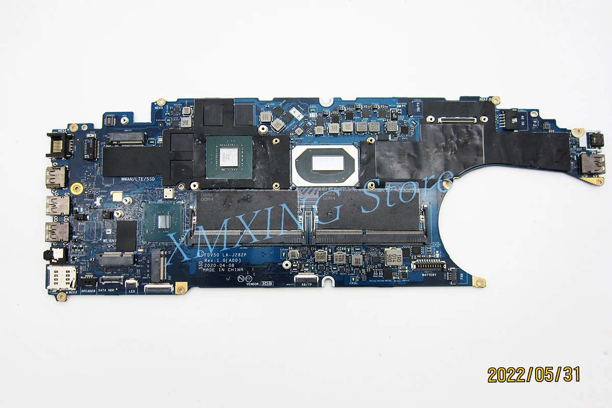 Материнская плата FULCOL для ноутбука DELL Precision 3551, I7-10750H, центральный процессор LA-J282P 033T3Y 33T3Y, протестирована на 100%
Материнская плата FULCOL для ноутбука DELL Precision 3551, I7-10750H, центральный процессор LA-J282P 033T3Y 33T3Y, протестирована на 100%