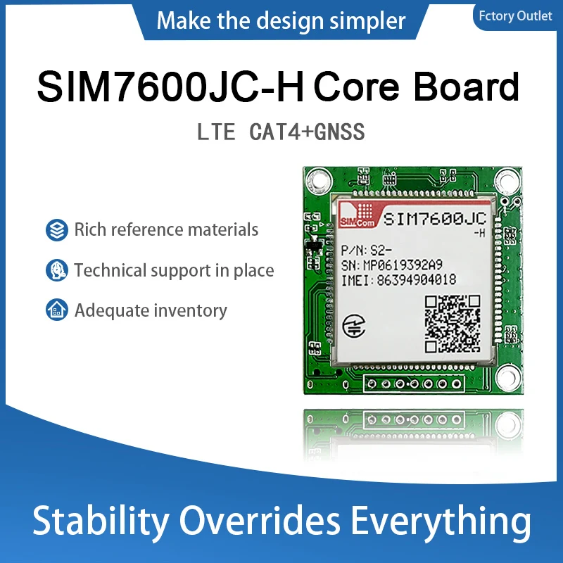 SIM7600JC-H разрывная плата CAT 4 LTE модуль SIM7600JC-H разработка Core board 4G IoT беспроводной модуль для Японии
SIM7600JC-H разрывная плата CAT 4 LTE модуль SIM7600JC-H разработка Core board 4G IoT беспроводной модуль для Японии