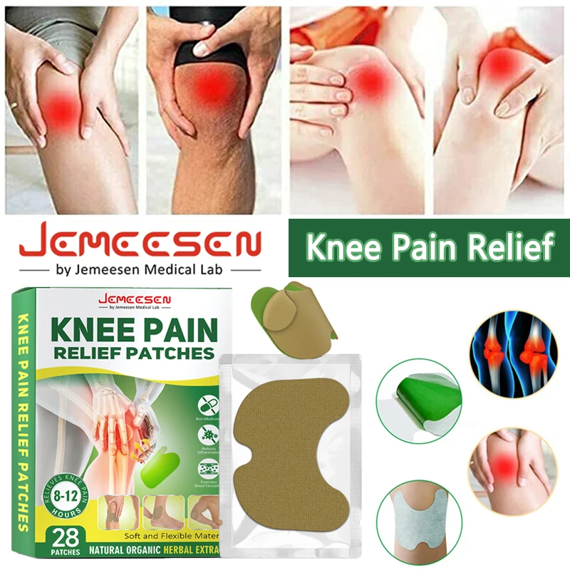 Jemeesen Knee Patches Muscle Joint Aches Pain Relief Patch Chinese Wormwood Extract Arthritis Analgesic Sticker Knee Pain Care
Jemeesen Knee Patches Muscle Joint Aches Pain Relief Patch Chinese Wormwood Extract Arthritis Analgesic Sticker Knee Pain Care