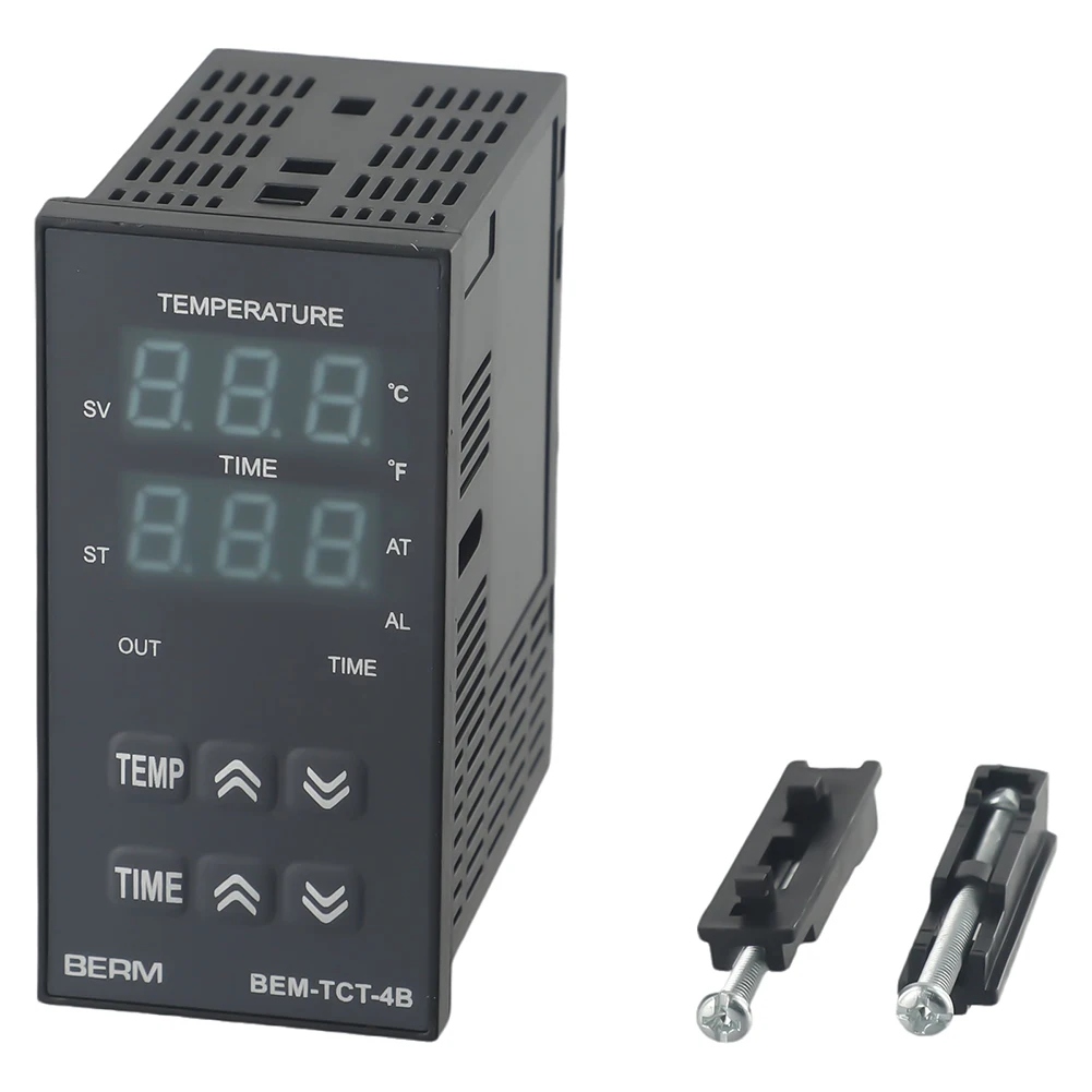 BEM-TCT-4B-KV Time Temperature Controller Heat Press Machine Digital Thermostat Temperature With Installation Screws
BEM-TCT-4B-KV Time Temperature Controller Heat Press Machine Digital Thermostat Temperature With Installation Screws