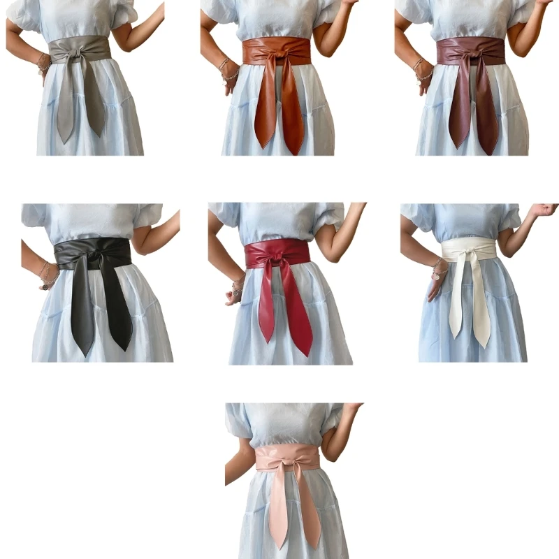 

MXMB Elegant Waist Belts for Jeans Pants Belt Belt Wide Belt Self Tie Halter Dres