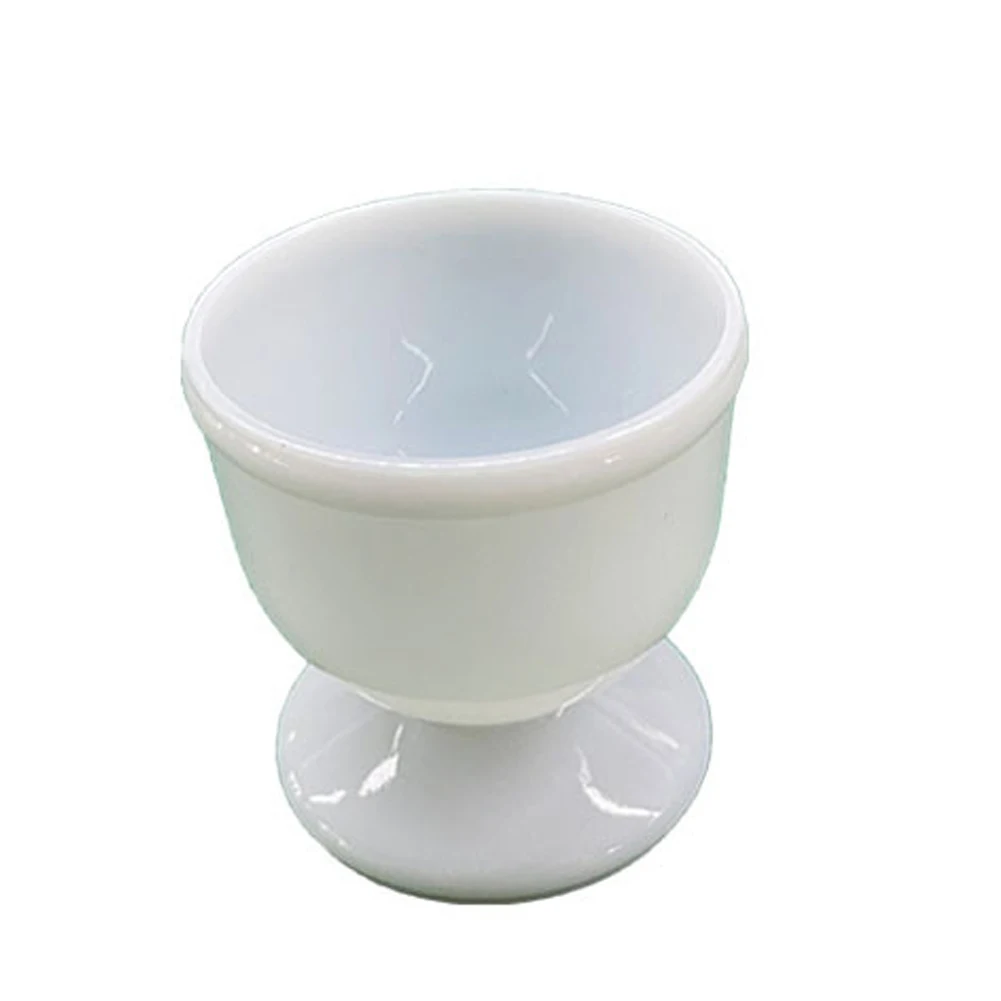 

4/8pc Creative White Egg Cup Holder Rustproof Plastic Hard Soft Boiled Eggs Holders Cups Kitchen Breakfast Supplies