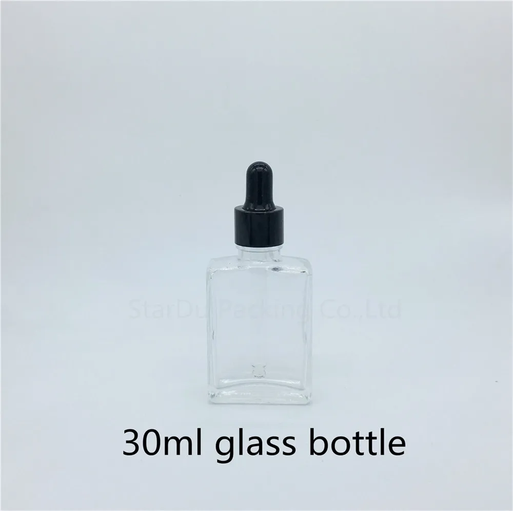 30ml Square Transparent Essential Oil Bottle, Reagent Eye Dropper Glass Aromatherapy Liquid Pipette Bottle Refillable
30ml Square Transparent Essential Oil Bottle, Reagent Eye Dropper Glass Aromatherapy Liquid Pipette Bottle Refillable