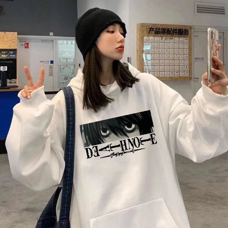 Japanese Anime Death Note Funny Hoodies Women Unisex Misa Amane Hoodie Graphic Streetwear Tshirt Cool Manga Hip Hop Top Men
Japanese Anime Death Note Funny Hoodies Women Unisex Misa Amane Hoodie Graphic Streetwear Tshirt Cool Manga Hip Hop Top Men
