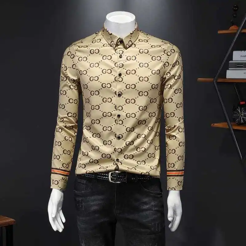 Men's Spring and Autumn New Long Sleeve Shirt Korean Fashion Sense Non-Ironing Thin PU Handsome Luxury Mature Shirt
Men's Spring and Autumn New Long Sleeve Shirt Korean Fashion Sense Non-Ironing Thin PU Handsome Luxury Mature Shirt