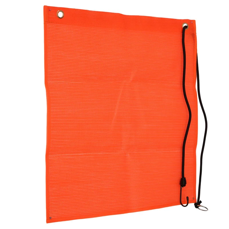 4Pcs 18x18 inch Mesh Safety Flags Orange Warning Flag Bungee Safety Flag Good Visibility Weatherproof Flag with Grommets
4Pcs 18x18 inch Mesh Safety Flags Orange Warning Flag Bungee Safety Flag Good Visibility Weatherproof Flag with Grommets