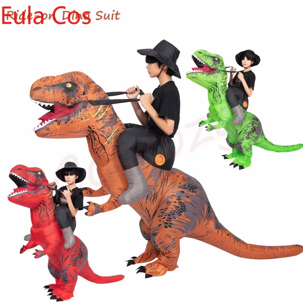 Dinosaur Inflatable suit Adult Ride on Dino Costumes Cosplay Fancy Dress Riding T-Rex Blow Up Outfit Performance Carnival Props
Dinosaur Inflatable suit Adult Ride on Dino Costumes Cosplay Fancy Dress Riding T-Rex Blow Up Outfit Performance Carnival Props