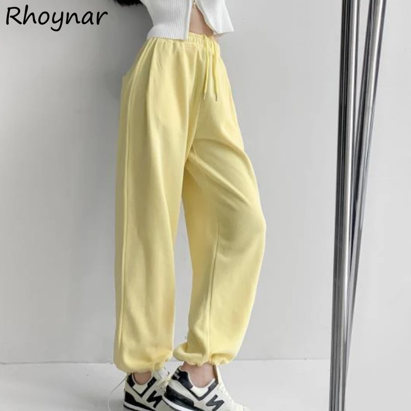 

Women Hip Hop Pants Sporty Clothing Jogger High Waist Baggy Vintage Multi Colors Minimalist Pantalones Korean Streetwear Casual