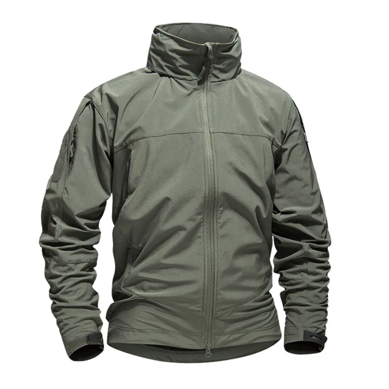 Men's Jacket Soft Shell Shark Skin Fleece Waterproof Windproof Windbreaker Tactical Coat for Hiking Camping Hunting
Men's Jacket Soft Shell Shark Skin Fleece Waterproof Windproof Windbreaker Tactical Coat for Hiking Camping Hunting