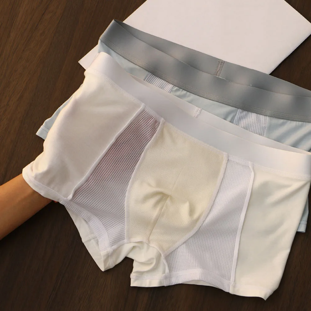 Men Boxers Ultra-thin Middle Waist Panties Smooth Silky Underpants Breathable Elasticity Underwear Solid Shorts Knickers
Men Boxers Ultra-thin Middle Waist Panties Smooth Silky Underpants Breathable Elasticity Underwear Solid Shorts Knickers