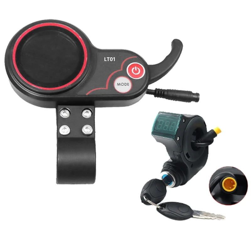 LT01 Display Meter+3PIN Ignition Lock Key For Kaabo Mantis 8/10 Kaabo Wolf Warrior X Kaabo Wolf Warrior 11 E Scooter Accessories
LT01 Display Meter+3PIN Ignition Lock Key For Kaabo Mantis 8/10 Kaabo Wolf Warrior X Kaabo Wolf Warrior 11 E Scooter Accessories