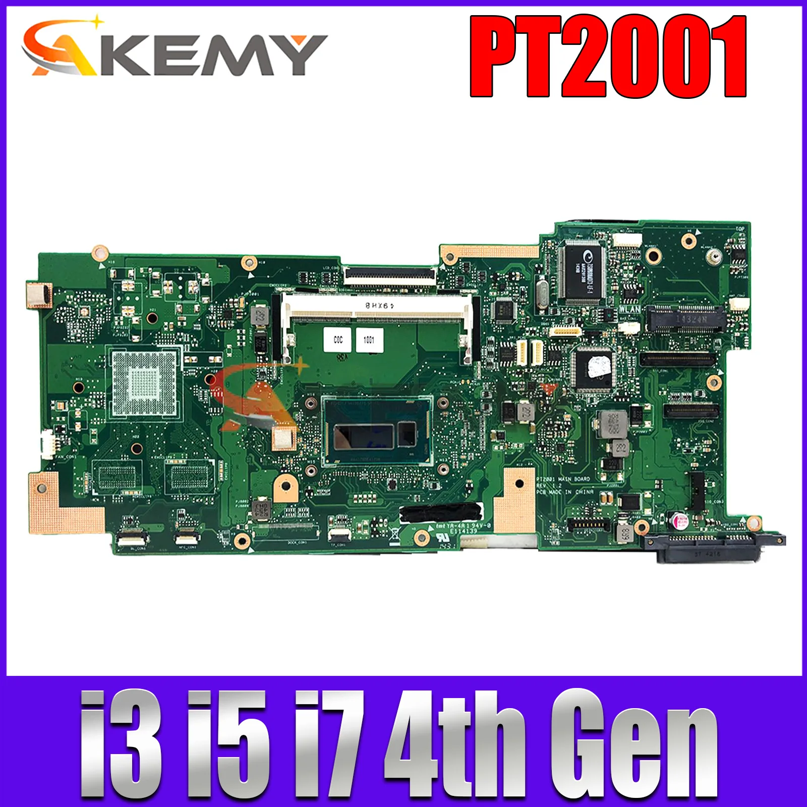 Notebook Mainboard For ASUS Portable AiO PT2001 Laptop Motherboard With I3 I5 I7 4th Gen UMA MAIN BOARD TEST OK
Notebook Mainboard For ASUS Portable AiO PT2001 Laptop Motherboard With I3 I5 I7 4th Gen UMA MAIN BOARD TEST OK