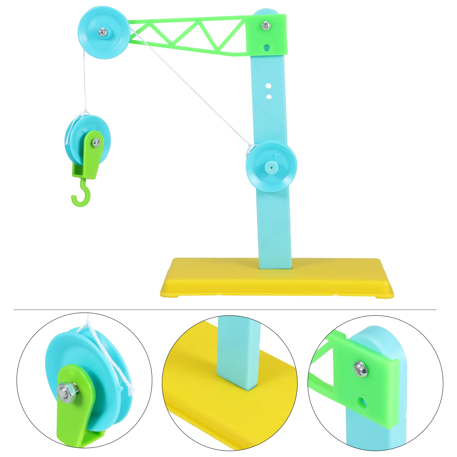 3 Sets Pulley Experiment Physics Learning Tool Model Kits Pvc Block Holder System for Kids Primary School Student
3 Sets Pulley Experiment Physics Learning Tool Model Kits Pvc Block Holder System for Kids Primary School Student