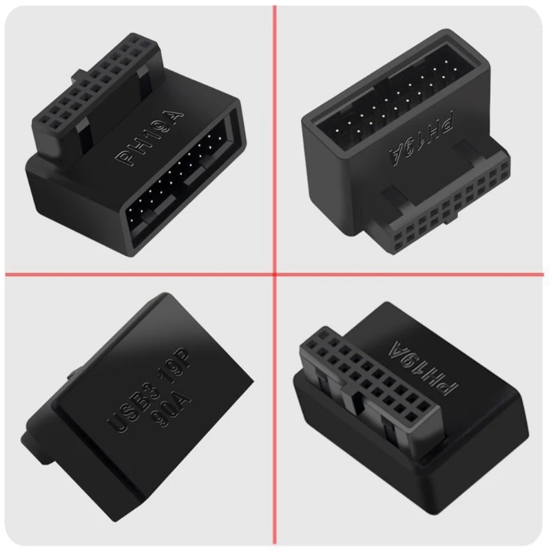 F3KE USB 90-градусный адаптер для материнской платы 19-контактный/20-контактный адаптер-удлинитель для ПК
F3KE USB 90-градусный адаптер для материнской платы 19-контактный/20-контактный адаптер-удлинитель для ПК