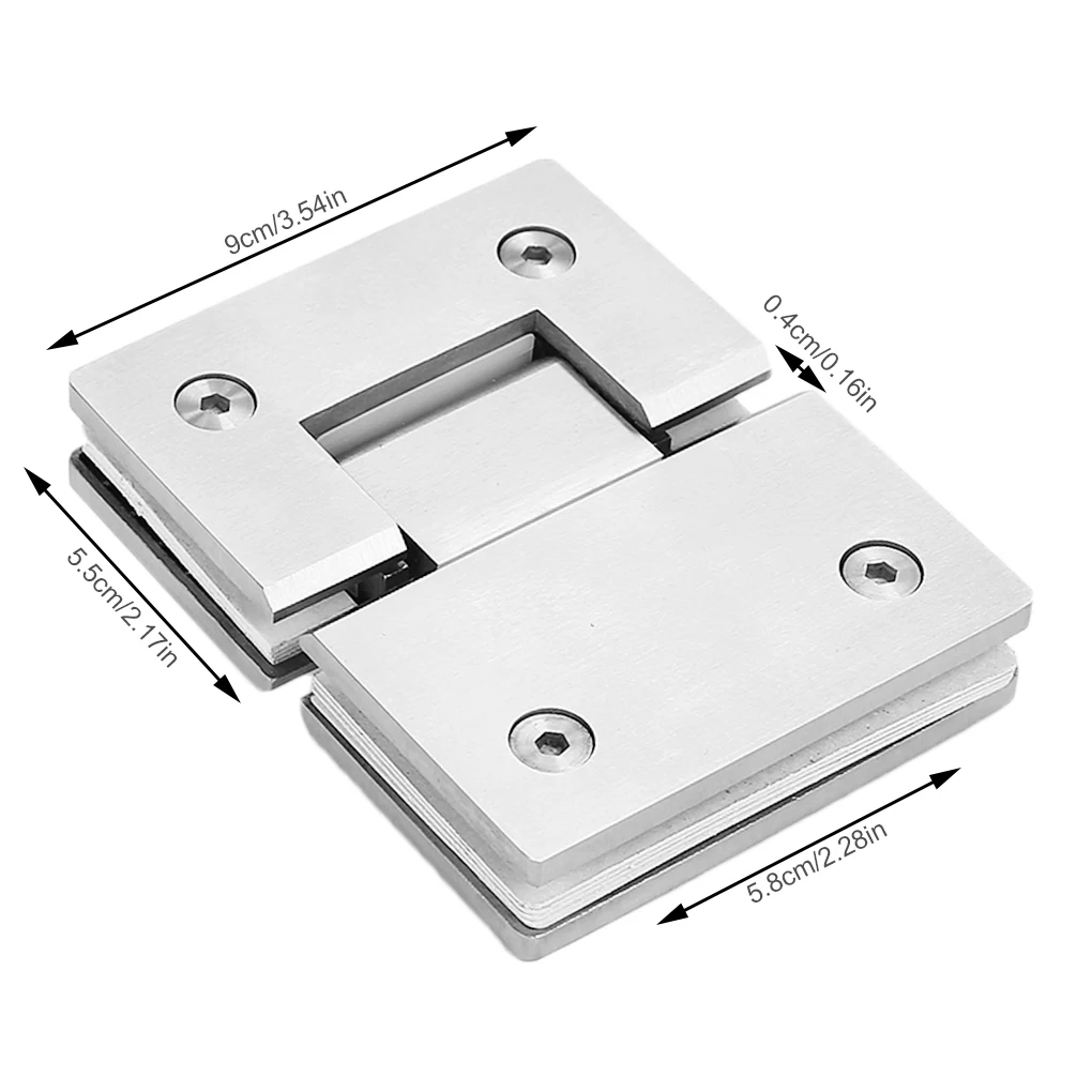 Door Hinge 180 Degree Stainless Steel Hinge Bathroom Shower Glass Door Hardware 304 Brushed
Door Hinge 180 Degree Stainless Steel Hinge Bathroom Shower Glass Door Hardware 304 Brushed