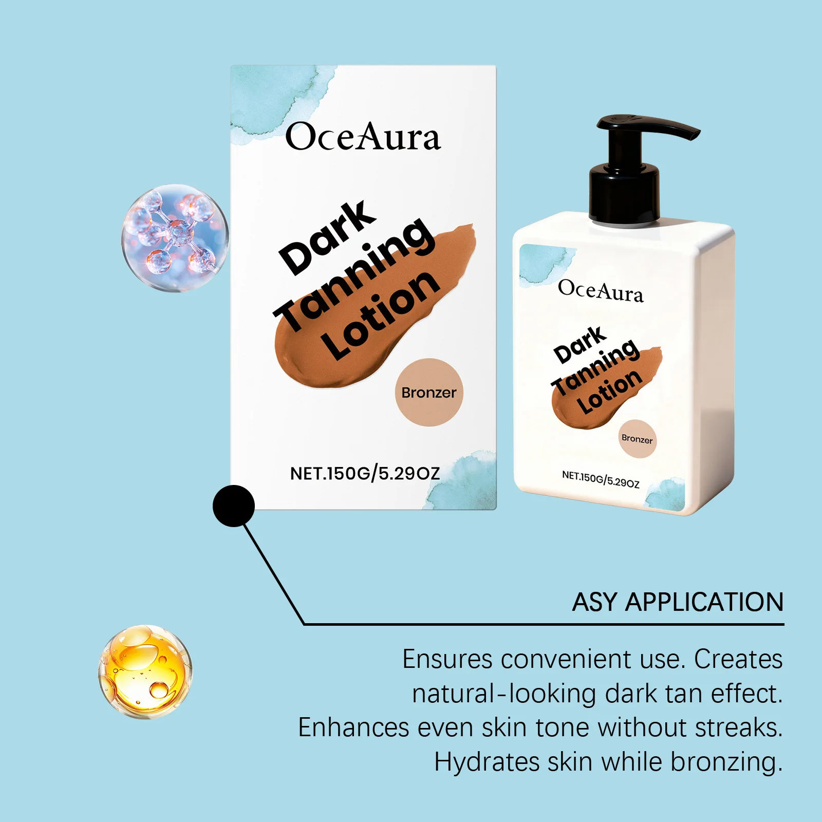 Self Tanner Tanning Cream for Sunbeds Outdoor Sun Natural Tan Bronzer for Glowing Skin Moisturizing Sun Tanner Summer Essential 9 Sabdbf91c6b074ba2a36ea79a374a5579Z