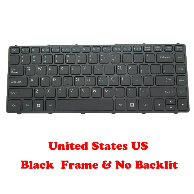 Клавиатура US для ноутбука без подсветки для GETAC S410 V138418CS1 V00 US-RO 531087680002 V138418DS1 V00 US-RO 531087680001 с черной рамкой
Клавиатура US для ноутбука без подсветки для GETAC S410 V138418CS1 V00 US-RO 531087680002 V138418DS1 V00 US-RO 531087680001 с черной рамкой