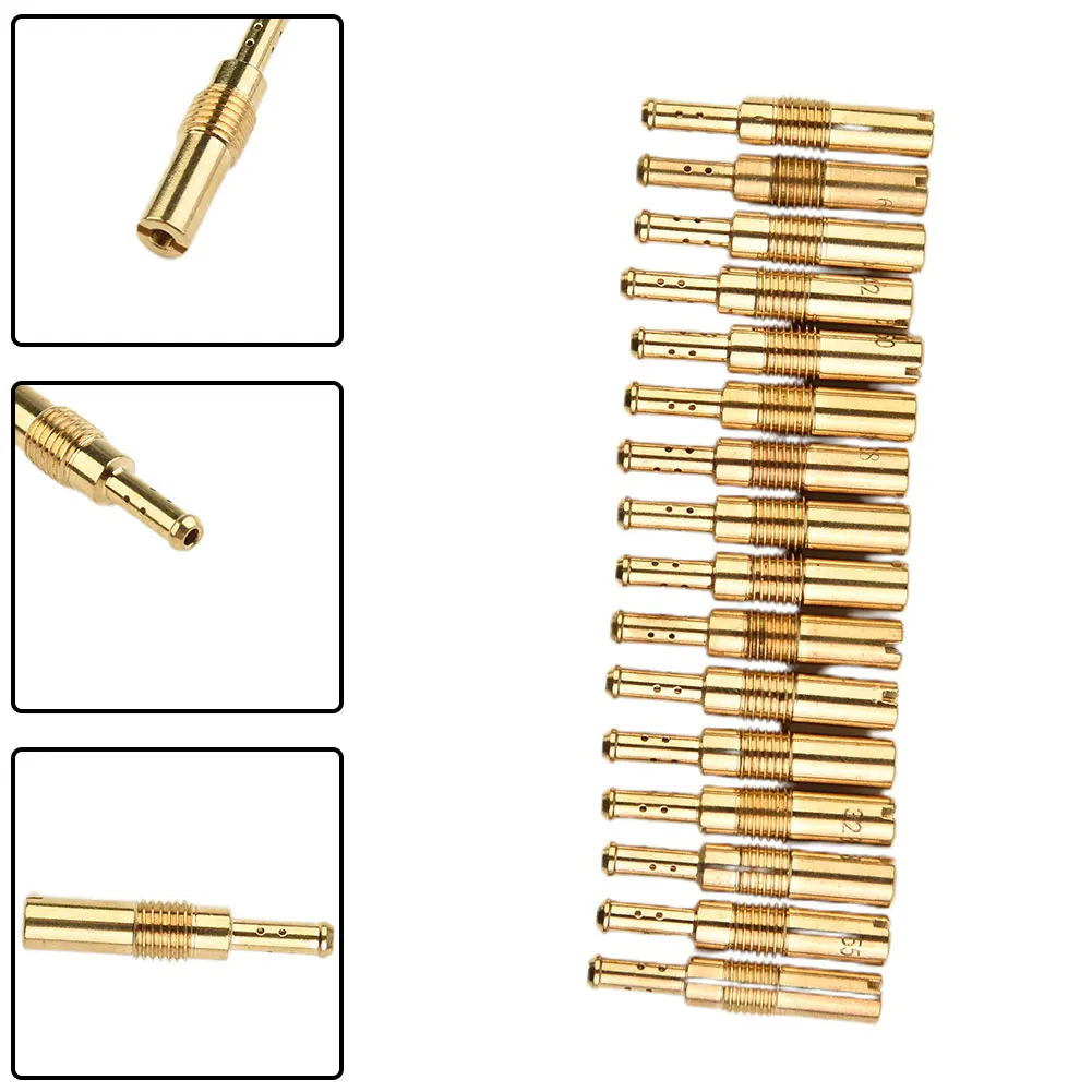16pcs Motorcycle Carburetor Injector Nozzle Main Slow Pilot Jet For PWK For OKO CVK Carb 30 31 32 33 35 36 42 45 48 50
16pcs Motorcycle Carburetor Injector Nozzle Main Slow Pilot Jet For PWK For OKO CVK Carb 30 31 32 33 35 36 42 45 48 50