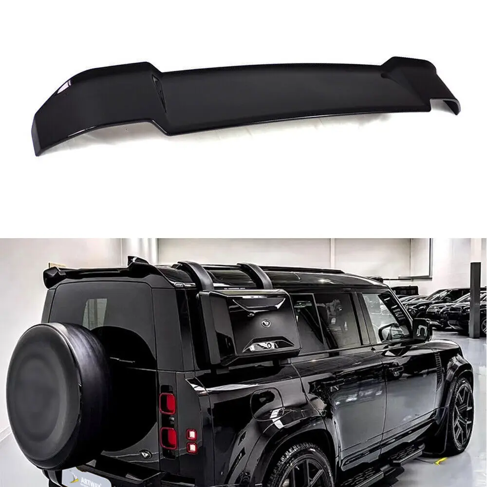 

ABS Glossy Black Rear Spoiler Rear Wing Fits for 2020-2023 LR Defender 110 4D