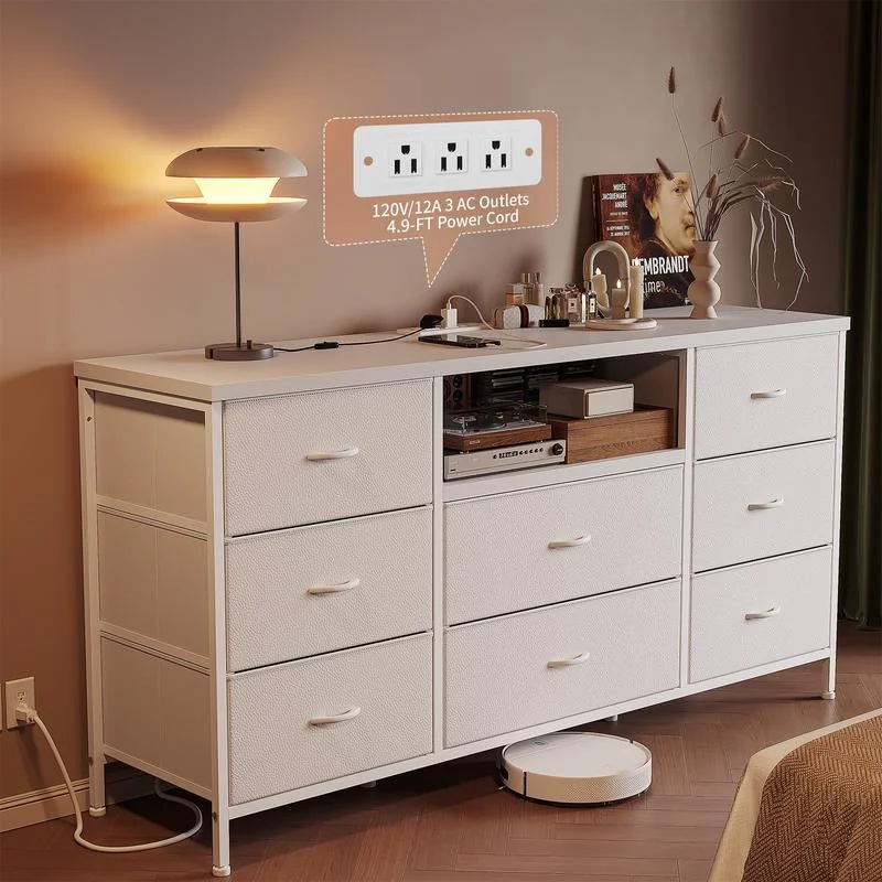 【2024 Hot Summer Sale】TV Stand with Power Outlet Entertainment Center with 8 Fabric Deep Drawers Media Console Table for 55" TV
【2024 Hot Summer Sale】TV Stand with Power Outlet Entertainment Center with 8 Fabric Deep Drawers Media Console Table for 55" TV