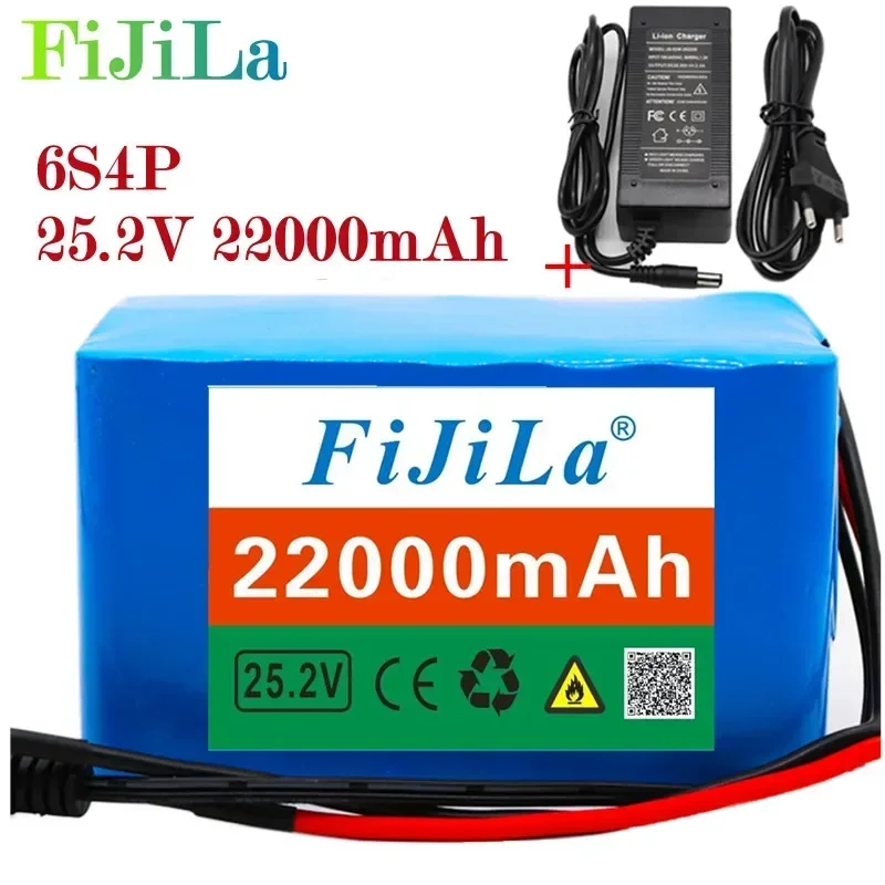6s4p 24V 22Ah 18650 Battery Lithium Battery 25.2v 22000mAh Electric Bicycle Moped /Electric/Li ion Battery Pack with + charger
6s4p 24V 22Ah 18650 Battery Lithium Battery 25.2v 22000mAh Electric Bicycle Moped /Electric/Li ion Battery Pack with + charger