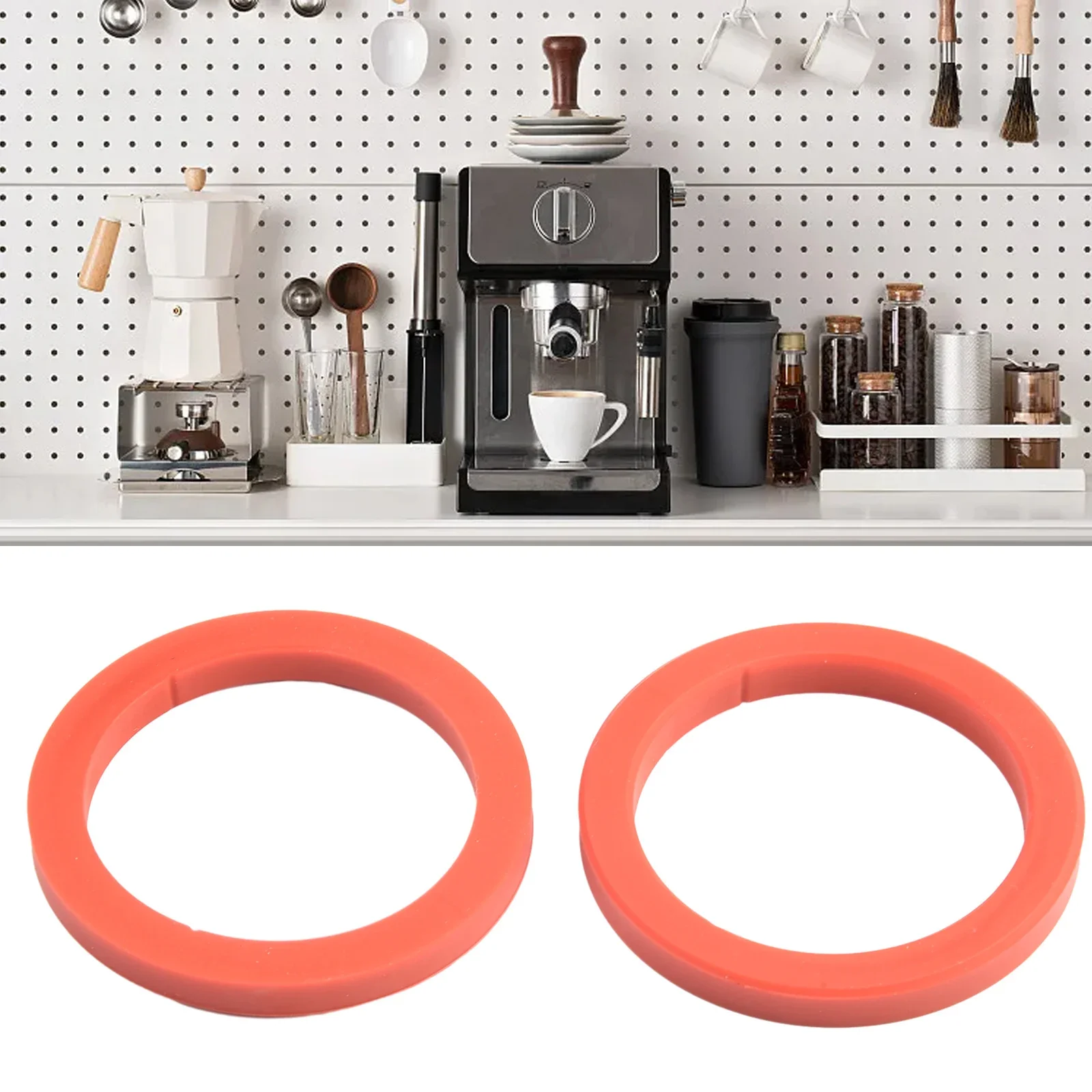 E61 Silicone Group Gasket 8.0mm Group Head Kit Red Silicone Replacement Gasket Seals Tool Parts For Coffee Machines
E61 Silicone Group Gasket 8.0mm Group Head Kit Red Silicone Replacement Gasket Seals Tool Parts For Coffee Machines