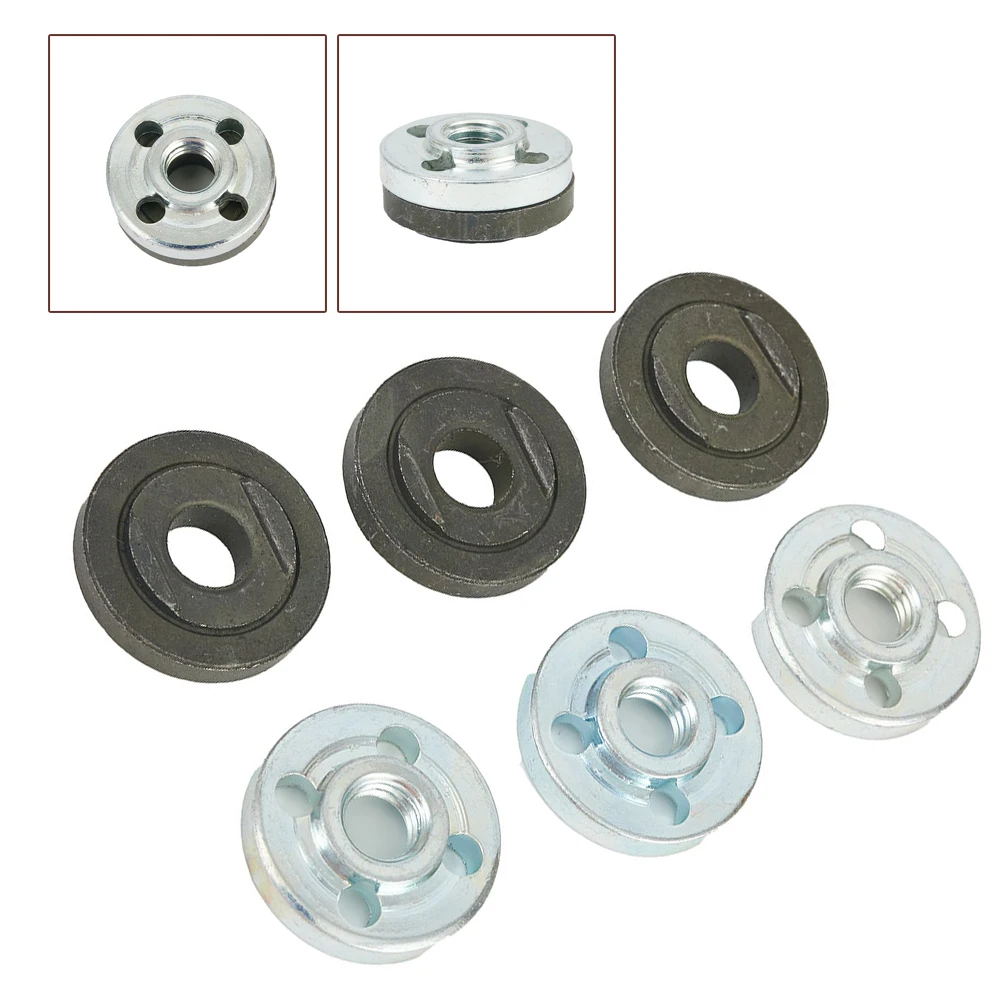 Angle Grinder Flange Nuts Black + Silver For 100 Type Kit Lock Nuts Replacement Set Spare Parts Toothless/Toothed
Angle Grinder Flange Nuts Black + Silver For 100 Type Kit Lock Nuts Replacement Set Spare Parts Toothless/Toothed